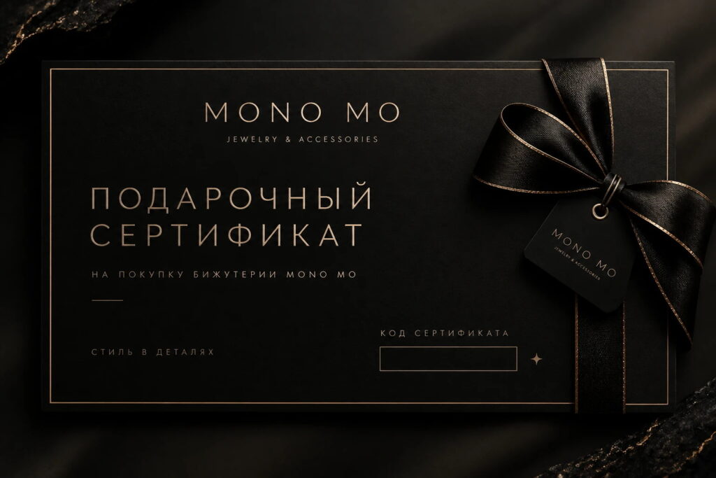 Подарочный сертификат МОНО МО
